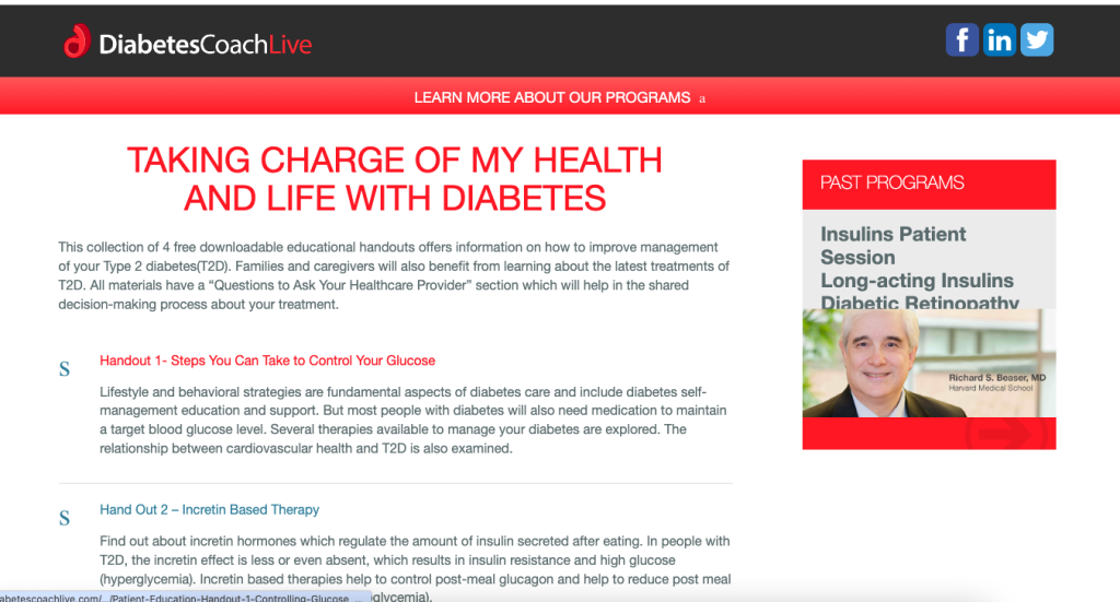 Diabetes Coach Live  GLP-1 Patient Education Materials